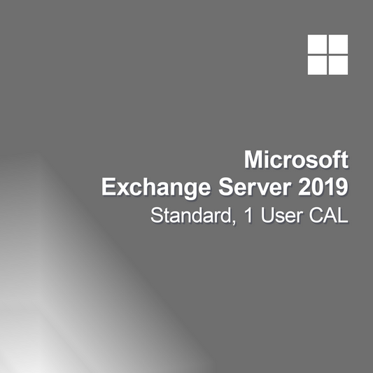 Microsoft Exchange Server 2019 Standard, 1 потребителски CAL