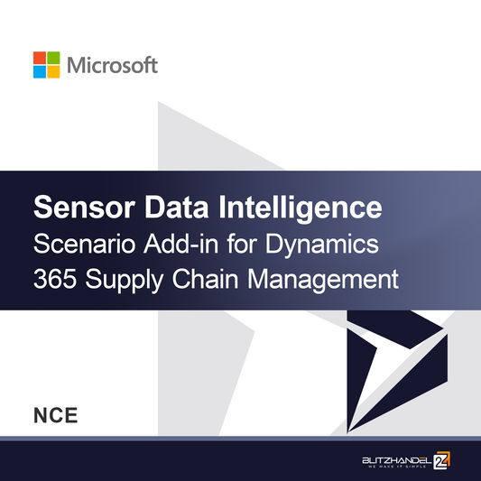 Module complémentaire Scénario d'intelligence des données capteurs pour Dynamics 365 Supply Chain Management (NCE)