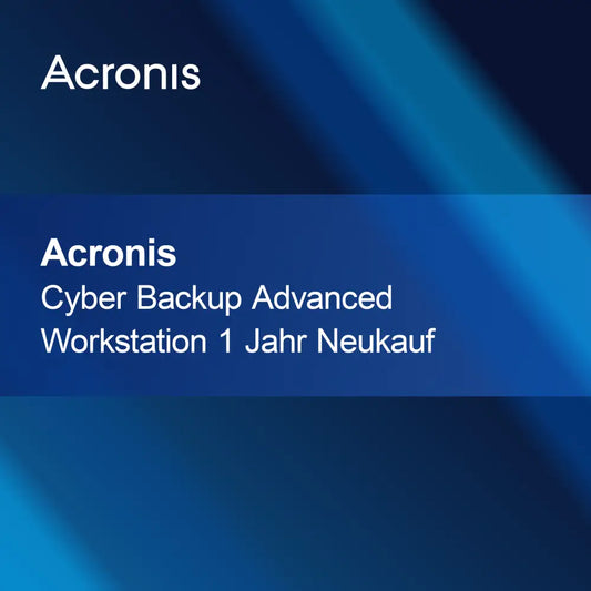 Acronis Cyber Backup Poste de travail avancé