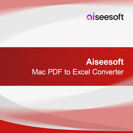 Aiseesoft Mac PDF към Excel конвертор