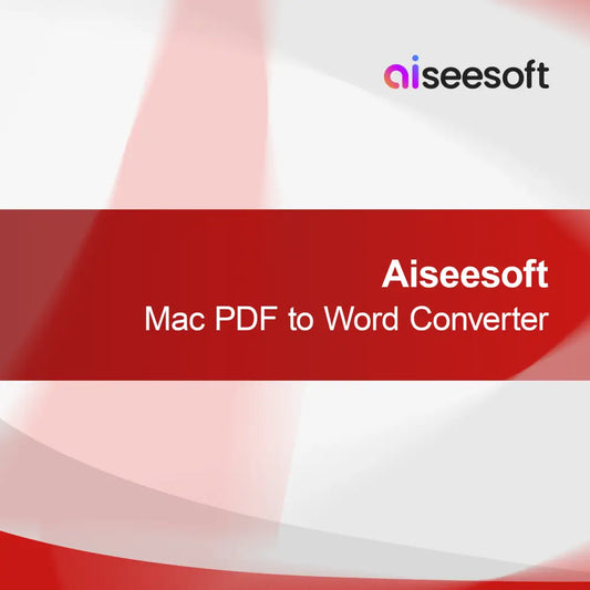 Aiseesoft Mac PDF към Word конвертор