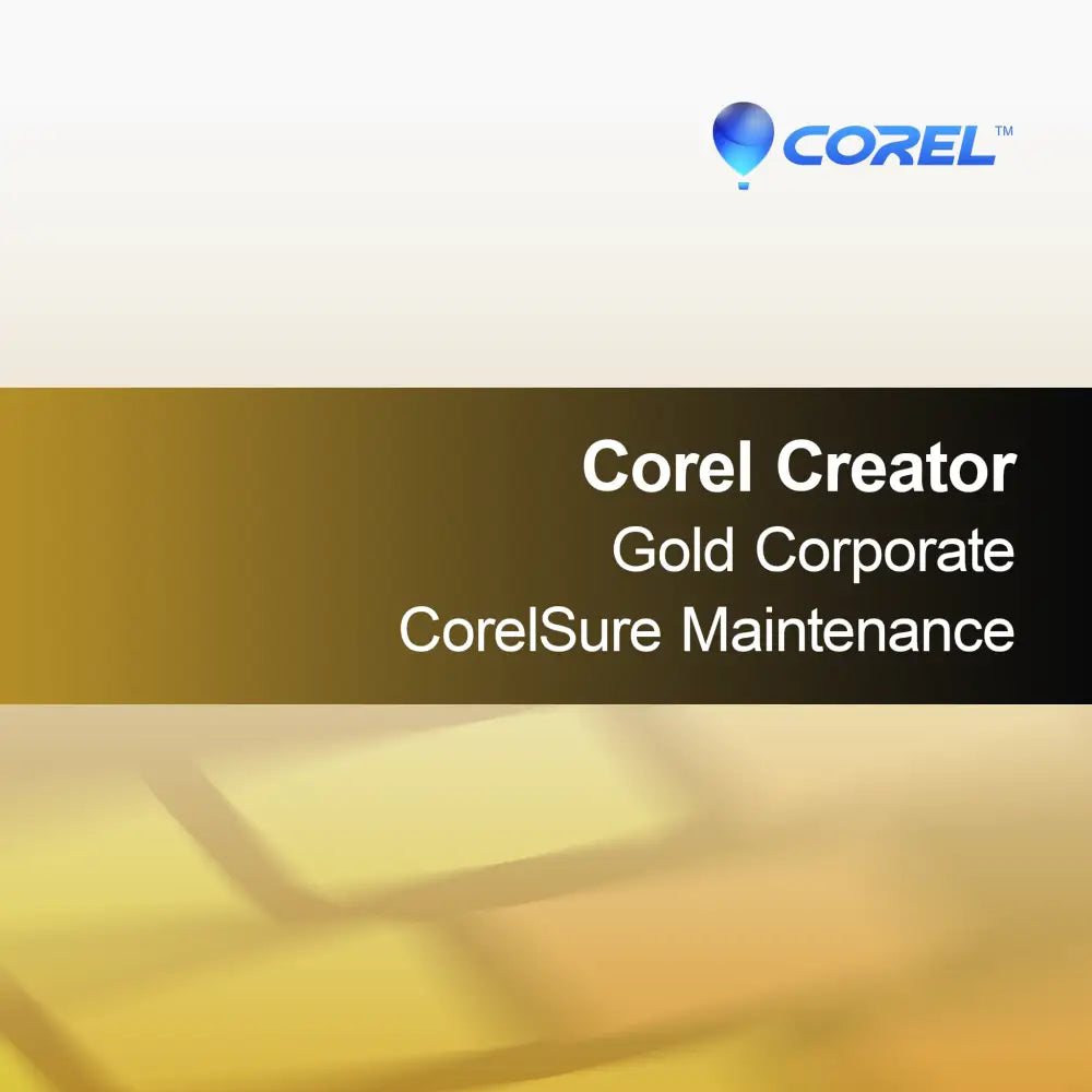 Corel Creator Gold Corporate Maintenance CorelSure