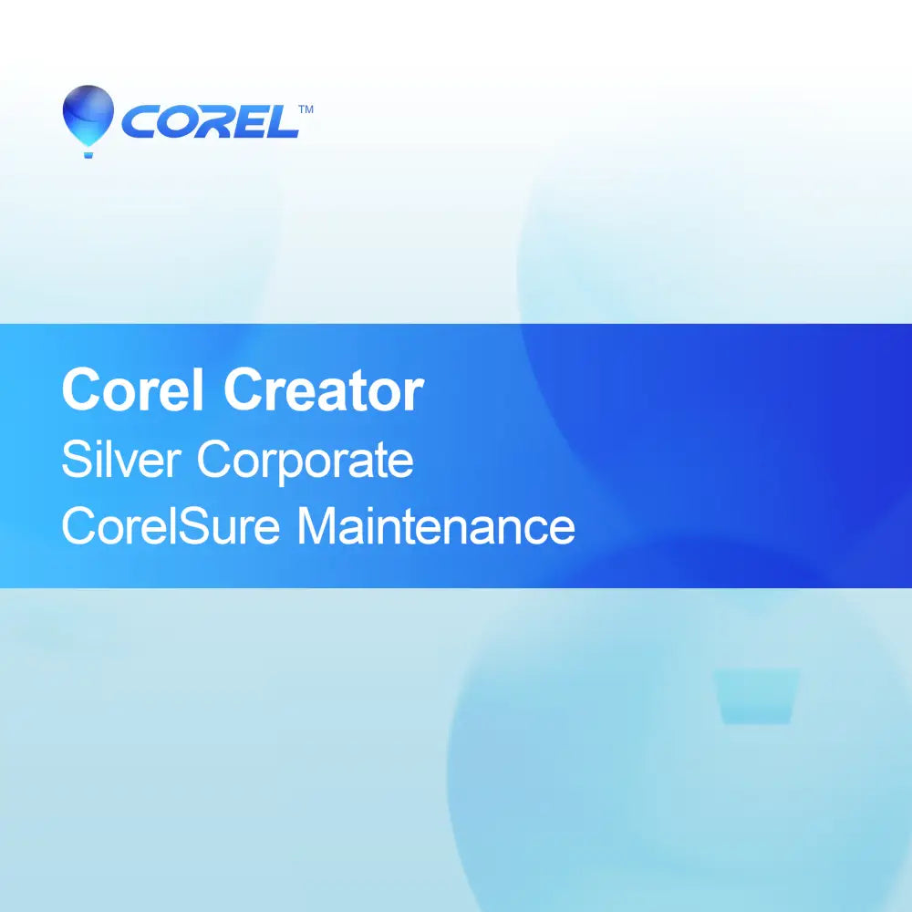 Maintenance Corel Creator Silver Corporate CorelSure