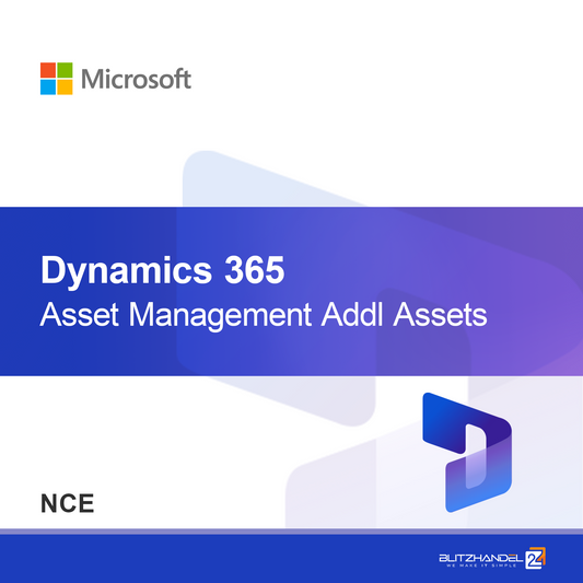 Dynamics 365 Управление на активи Допълнителни активи (NCE)