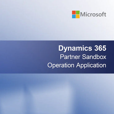 Приложение за операция на партньорска пясъчник на Dynamics 365