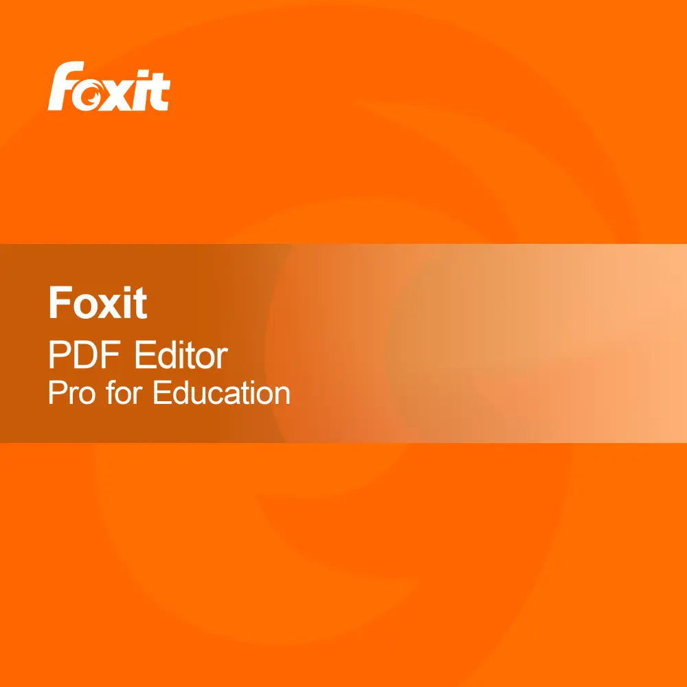 EDU Foxit PDF Editor Pro pour l'éducation