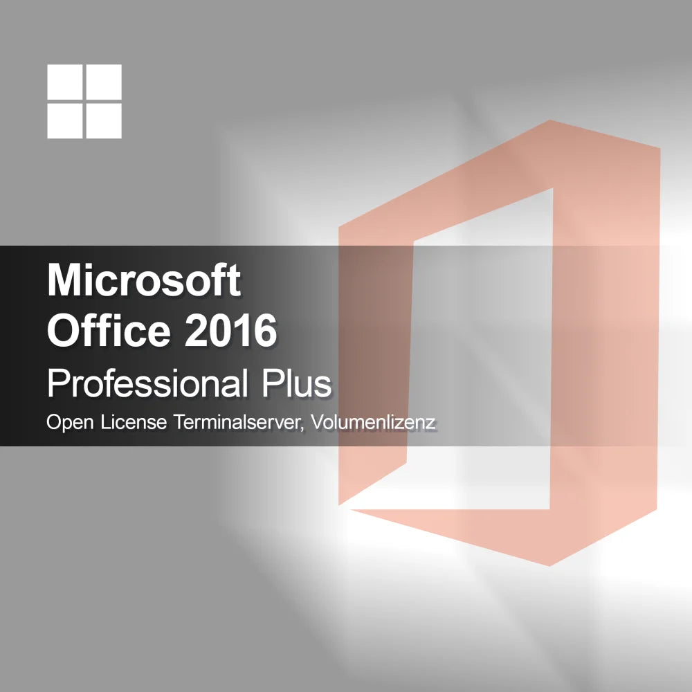 Microsoft Office 2016 Professional Plus Open License Terminalserver, обемна лицензия