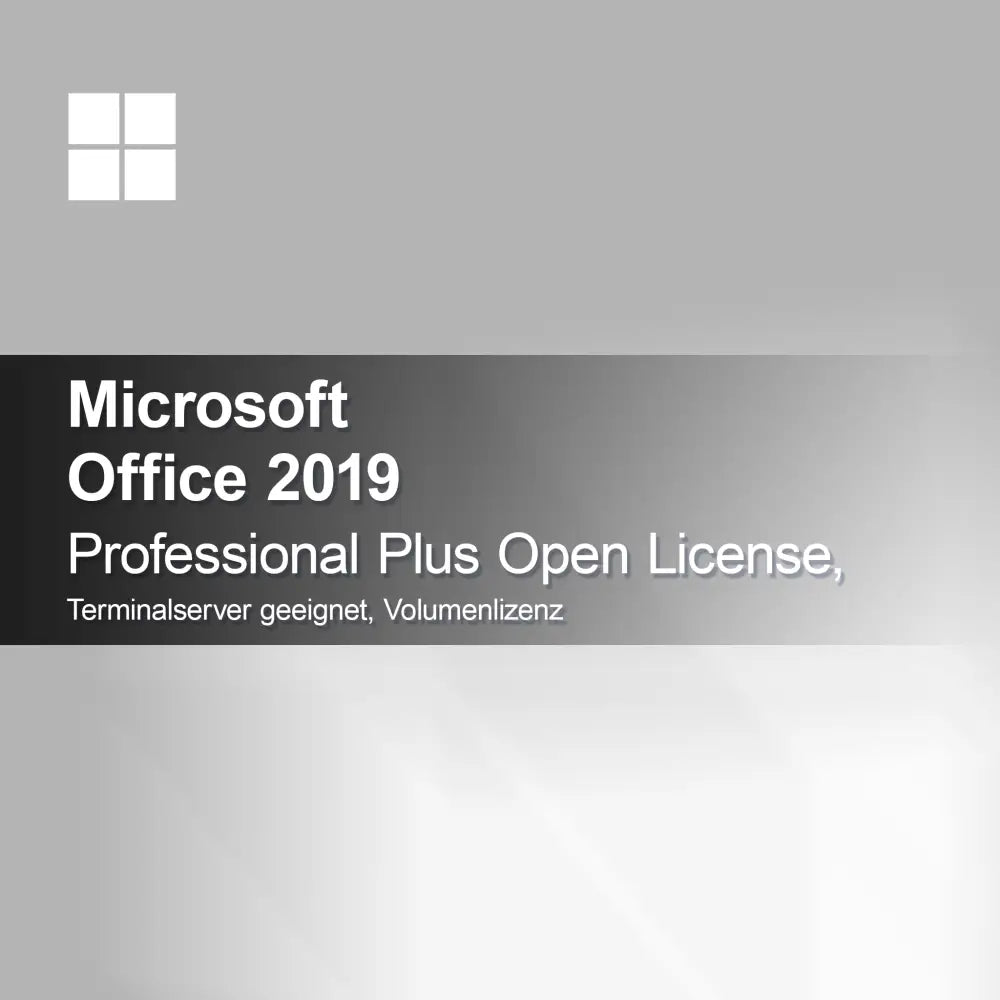 Microsoft Office 2019 Professional Plus Open License, подходящ за терминален сървър, обемна лицензия
