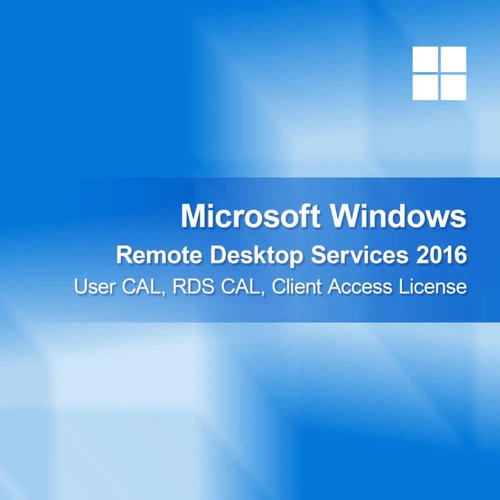 Потребителски лиценз за достъп (CAL) за Microsoft Windows Remote Desktop Services 2016, RDS CAL, лиценз за клиентски достъп