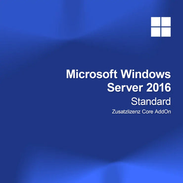 Microsoft Windows Server 2016 Standard Допълнителен лиценз Core AddOn