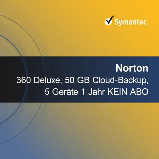 Norton 360 Deluxe, 50 GB de copia de seguridad en la nube, 5 dispositivos 1 año SIN SUSCRIPCIÓN