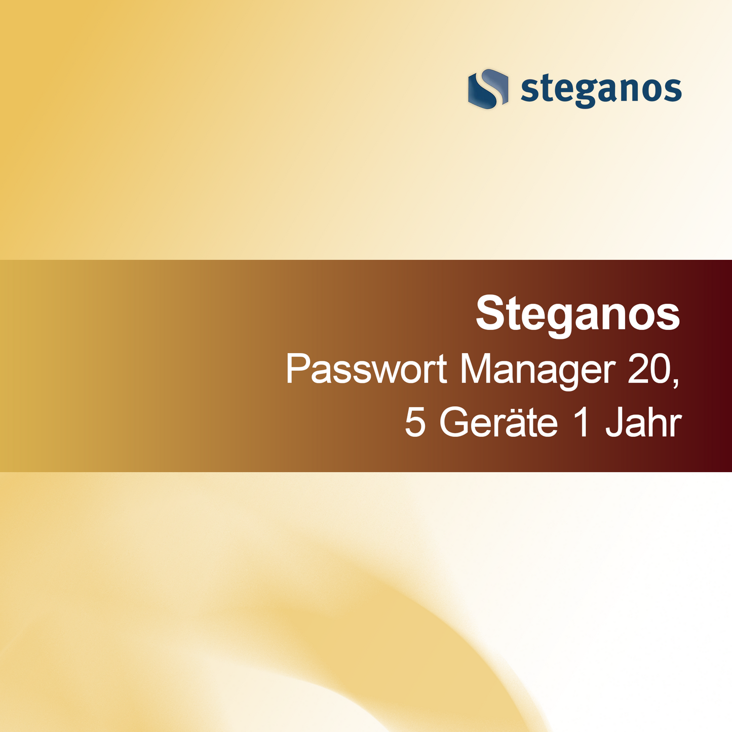 Steganos Passwort Manager 20, 5 appareils 1 an