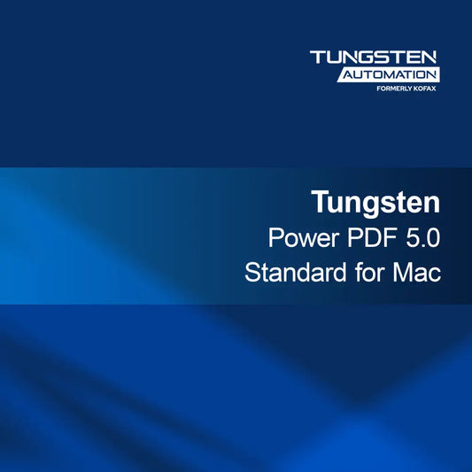Tungsten Power PDF 5.0 Standard за Mac