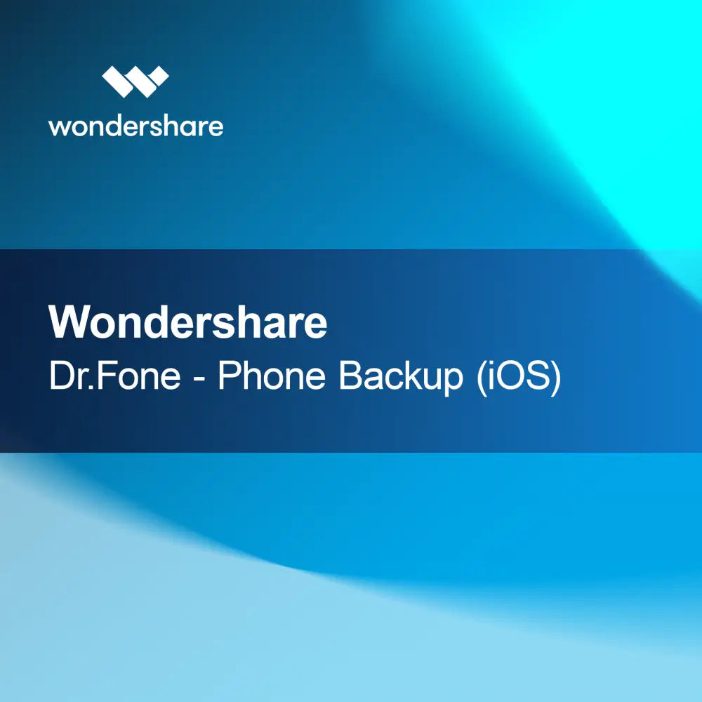 Wondershare Dr.Fone - Respaldo de Teléfono (iOS)