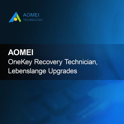 AOMEI OneKey Recovery Technician, пожизнени ъпгрейди