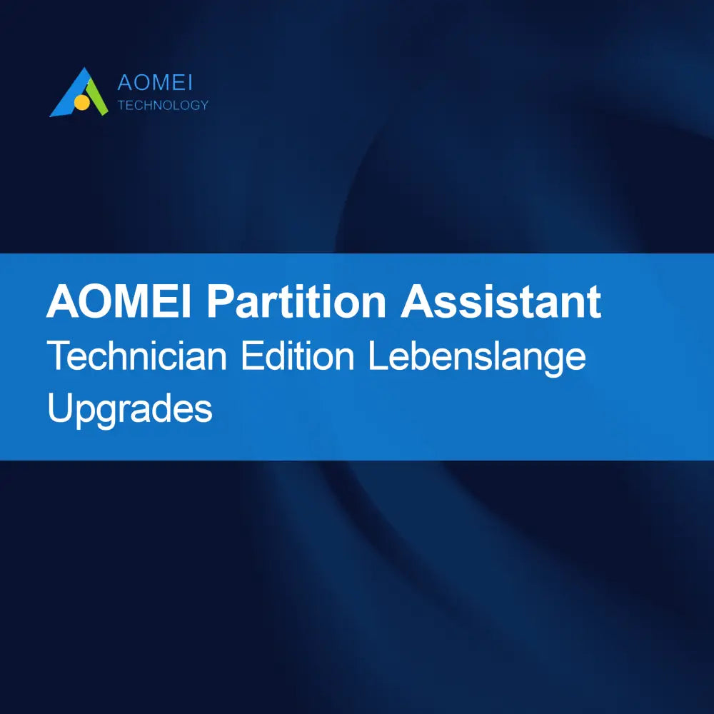 AOMEI Partition Assistant Édition Technicien Mises à jour à vie