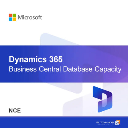 Капацитет на базата данни Dynamics 365 Business Central (NCE)