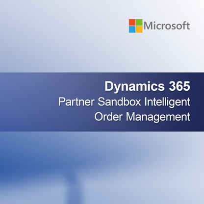 Dynamics 365 Partner Sandbox Интелигентно управление на поръчки