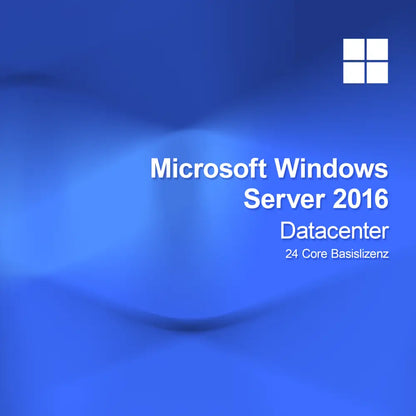 Licence de base Microsoft Windows Server 2016 Datacenter 24 cœurs