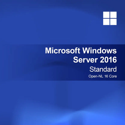 Microsoft Windows Server 2016 Standard Open-NL 16 cœurs