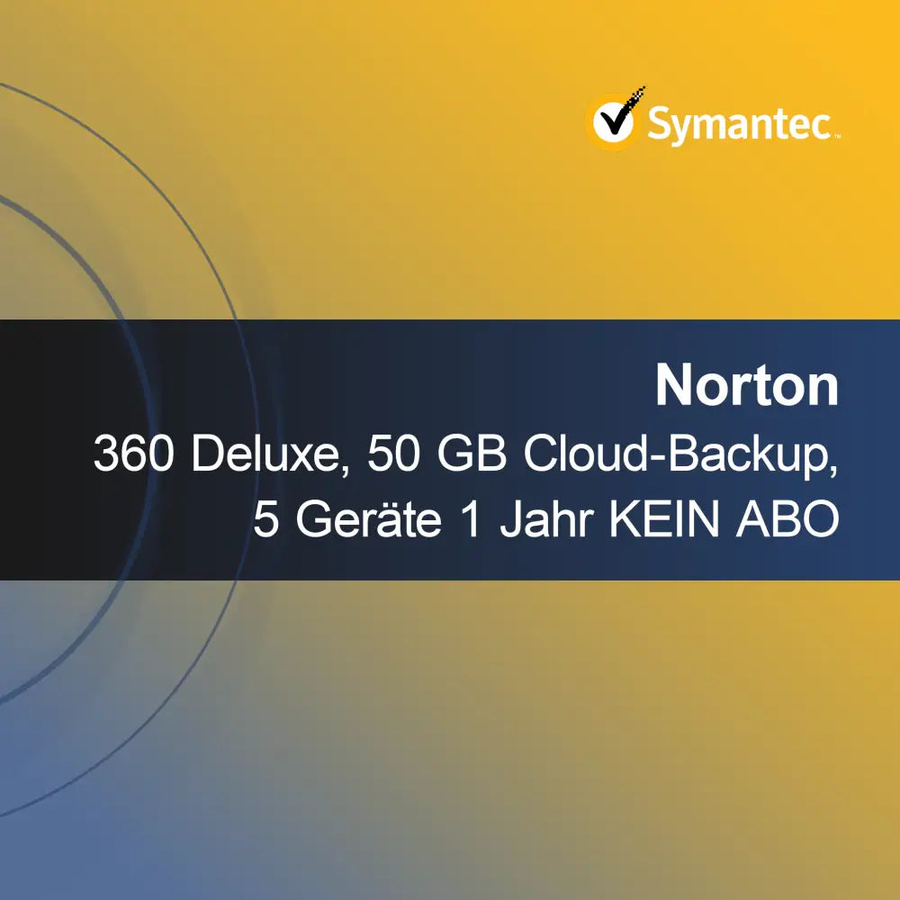 Norton 360 Deluxe, 50 GB de copia de seguridad en la nube, 5 dispositivos 1 año SIN SUSCRIPCIÓN
