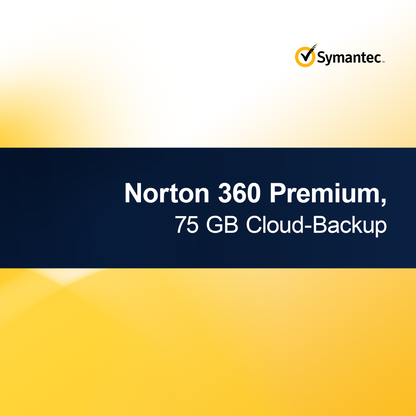 Norton 360 Premium, 75 GB de copia de seguridad en la nube