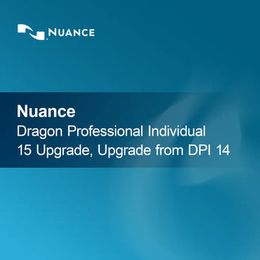 Mise à niveau Nuance Dragon Professional Individual 15, mise à niveau depuis DPI 14