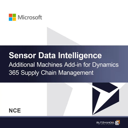 Module complémentaire Intelligence des données capteurs pour machines supplémentaires pour Dynamics 365 Supply Chain Management (NCE)