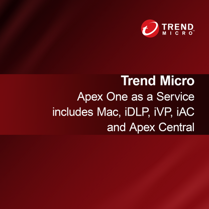 Trend Micro Apex One като услуга включва Mac, iDLP, iVP, iAC и Apex Central